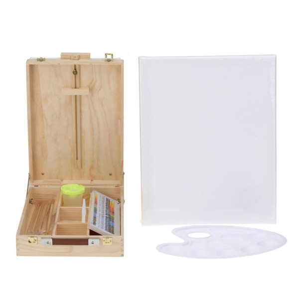 Set maletin pintura madera 36 uds
